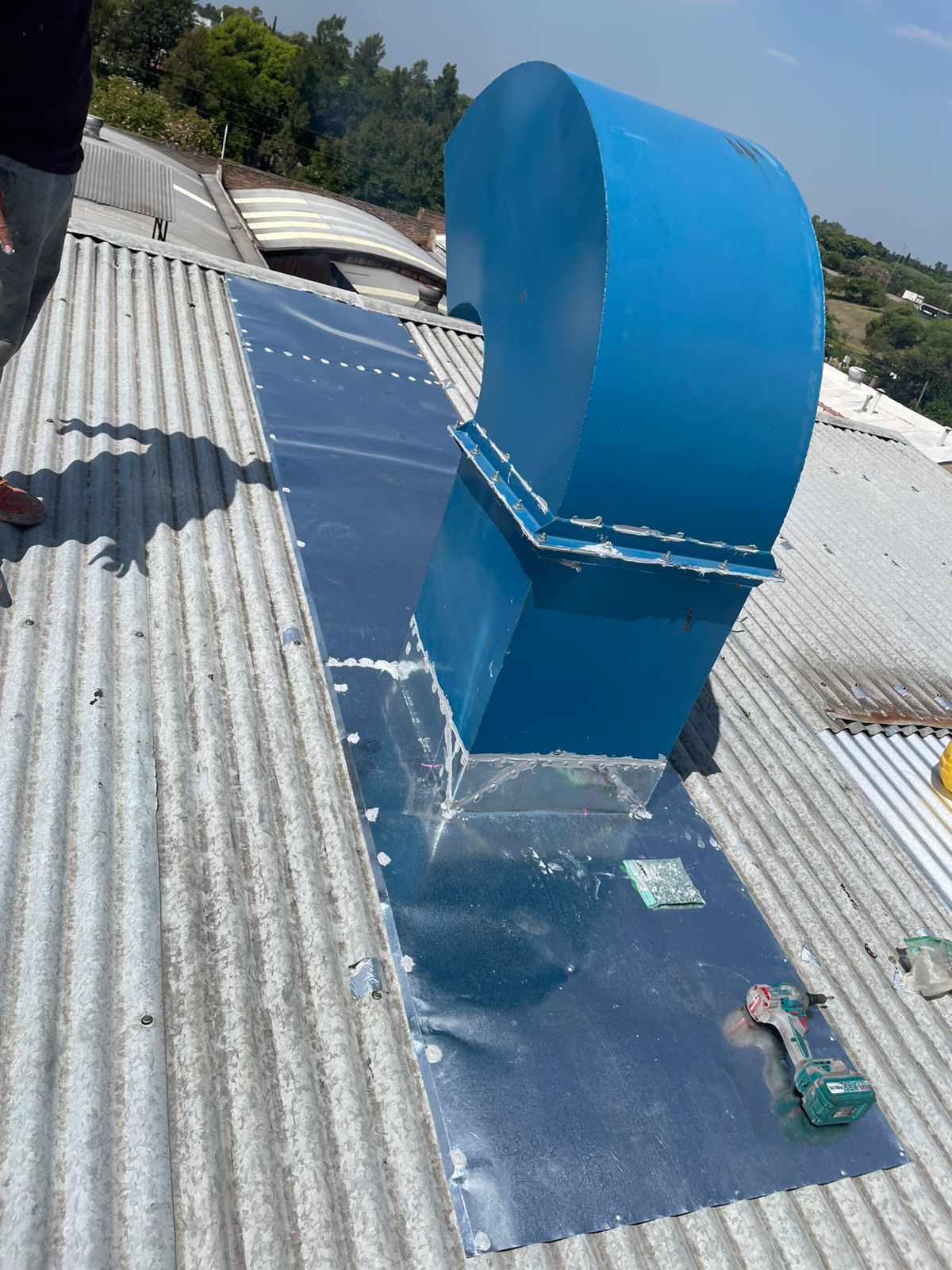 Zinguería en ventilación